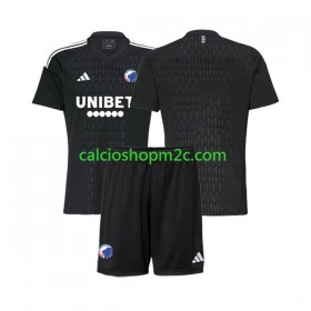 FC Copenhagen Portiere Bambino Maglia Trasferta 2023/2024 Manica Corta (+ Pantaloncini)